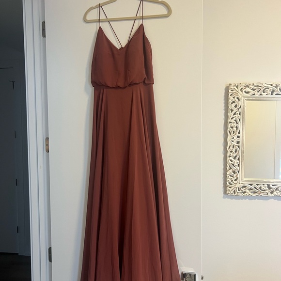 Jenny Yoo Mauve Bridesmaid Dress - Picture 3 of 4